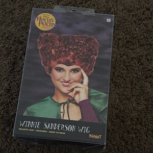 DISNEY HOCUS POCUS Adult Wig Winifred Winnie Sanderson Spirit Halloween Costume